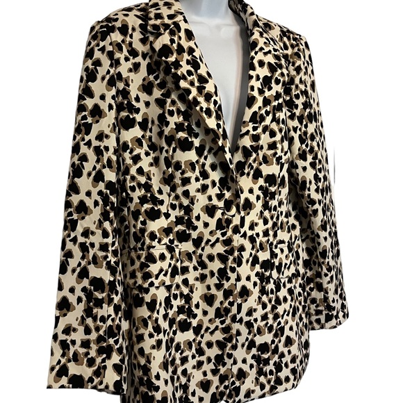 BlueB| Leopard Print Blazer - Picture 3 of 6
